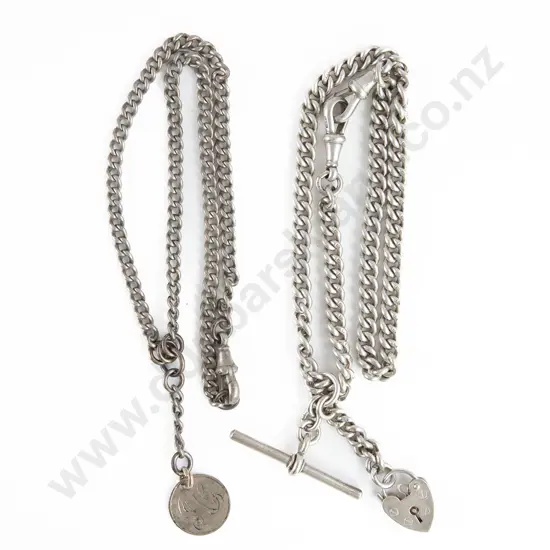 S/S Uniform Curb Link Albert Chain