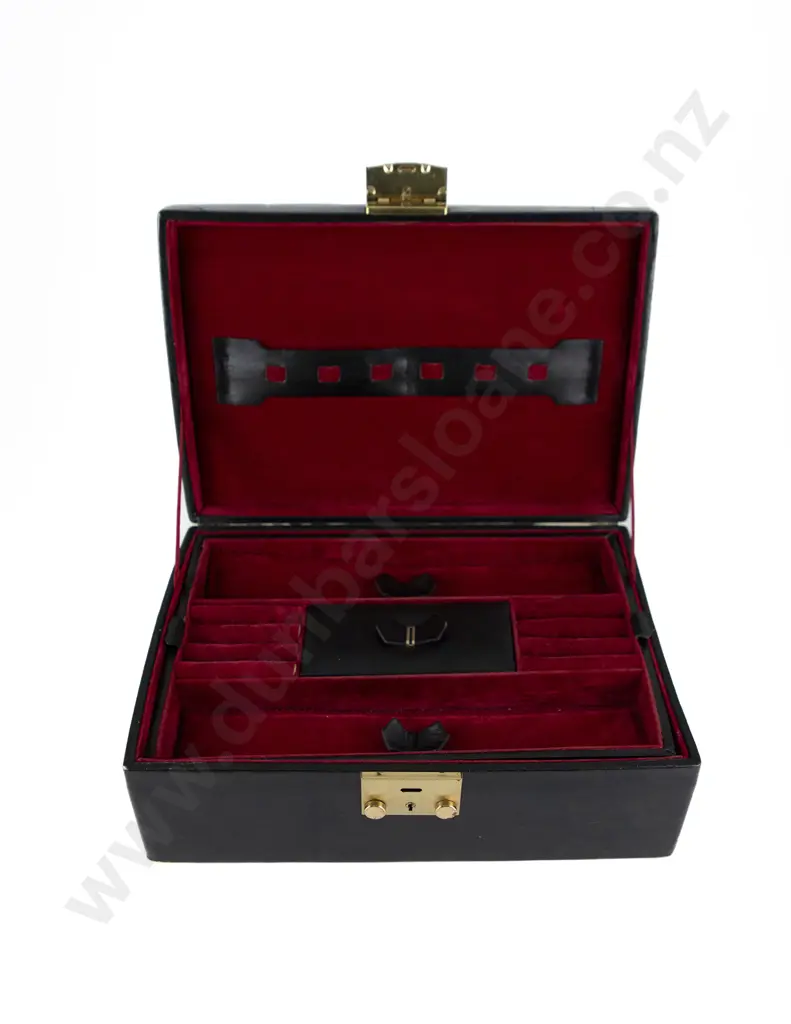 Jewellery Box and Small Qty Costume Jewellery with Compacts Vanity Mirror Cigarette Case Image 1++