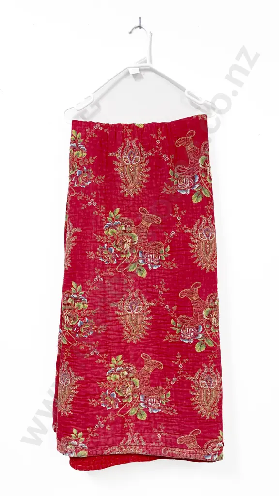 Vintage All Hand Stitched Quilted Quilt Image 1++