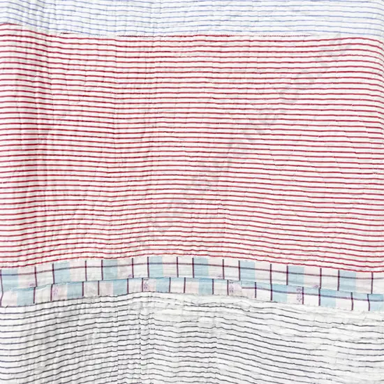 Vintage All Hand Stitched Quilted Quilt