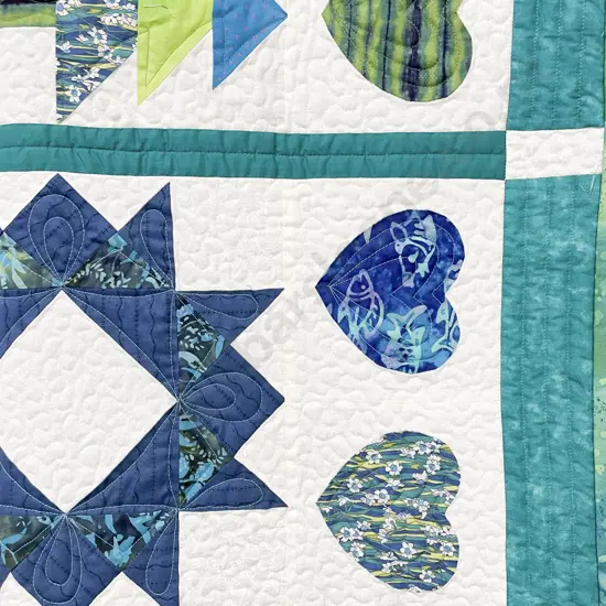 Modern Machine Quilted Quilt