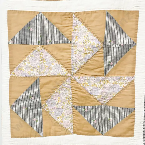Machine and Hand Stitched Quilt
