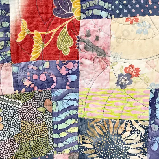 Machine Worked Printed Cotton Quilt