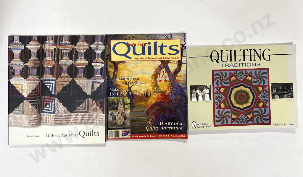 Three Volumes on Patchwork and Quilting Image 1++