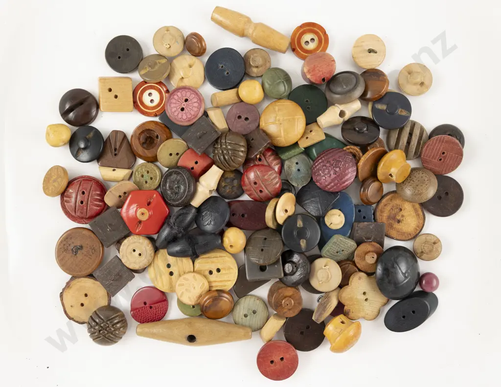 Collection Wooden Buttons Image 1++