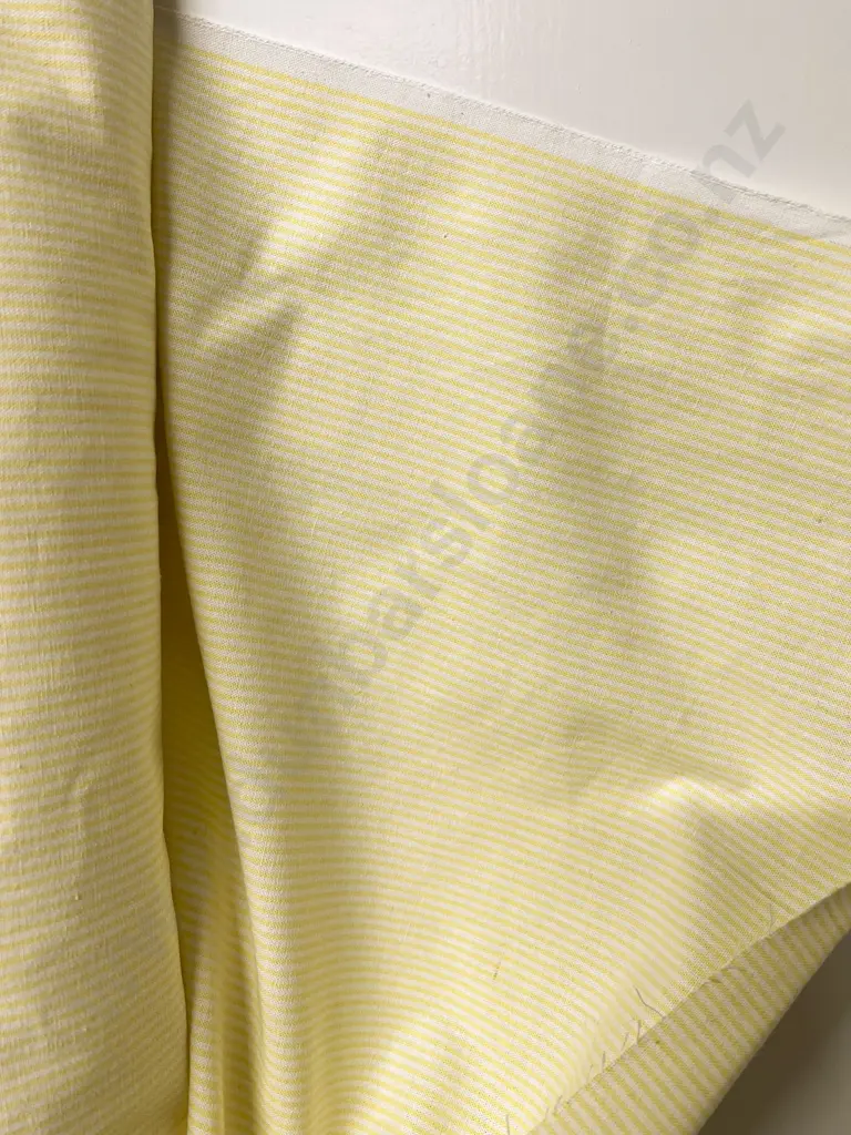 Part Roll Yellow Stripe Cotton Image 1++