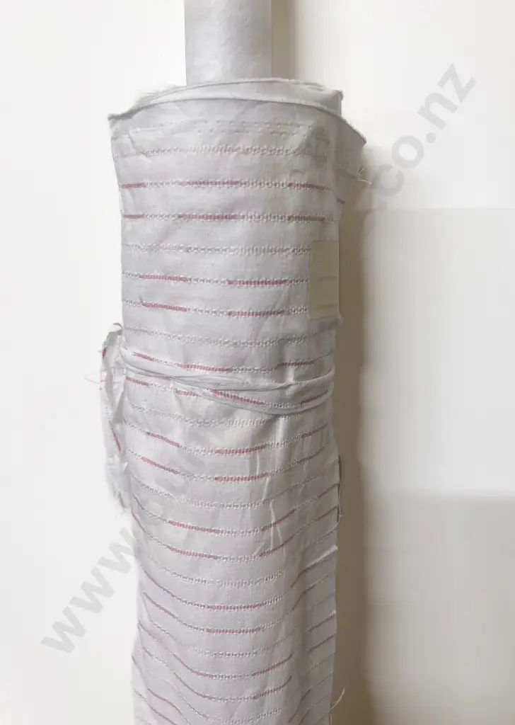 Part Roll Pink Pulled Tread Pattern Cotton Image 1++