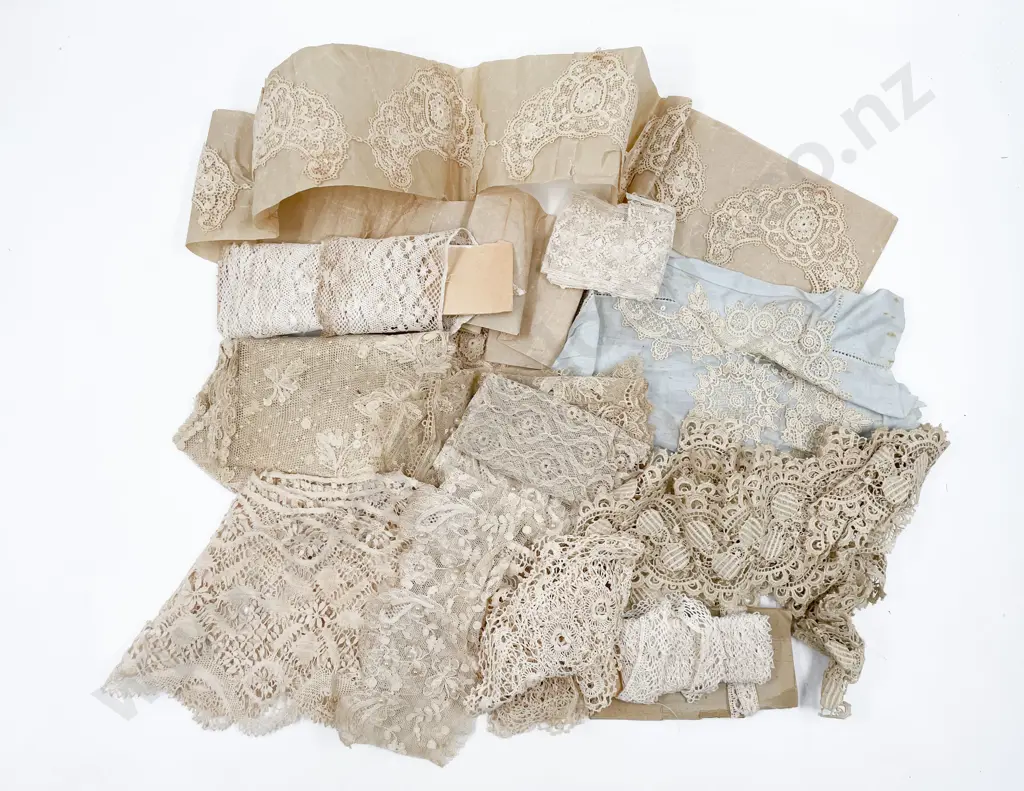 Small Qty Antique Lace including Collars Image 1++