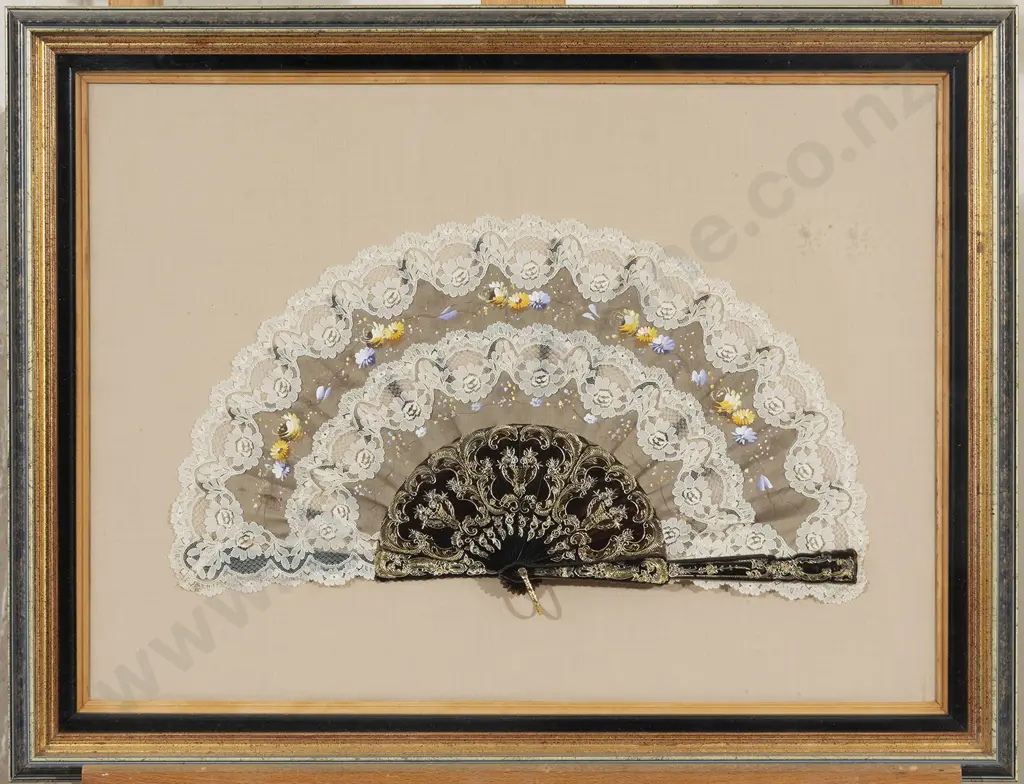 Two Framed Fans Image 1++