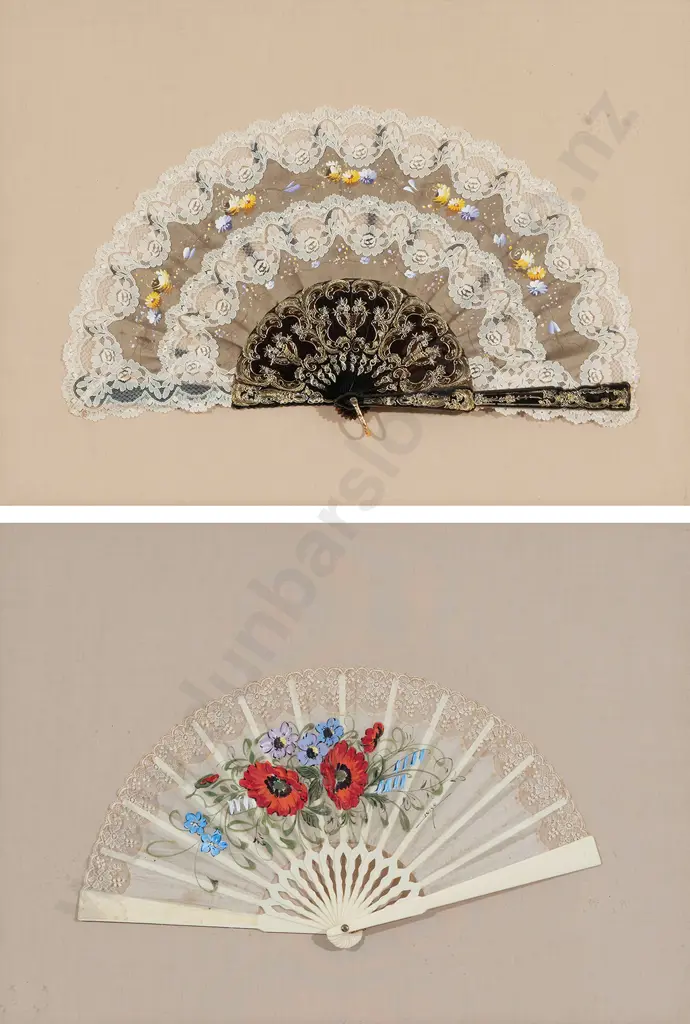 Two Framed Fans Image 1++