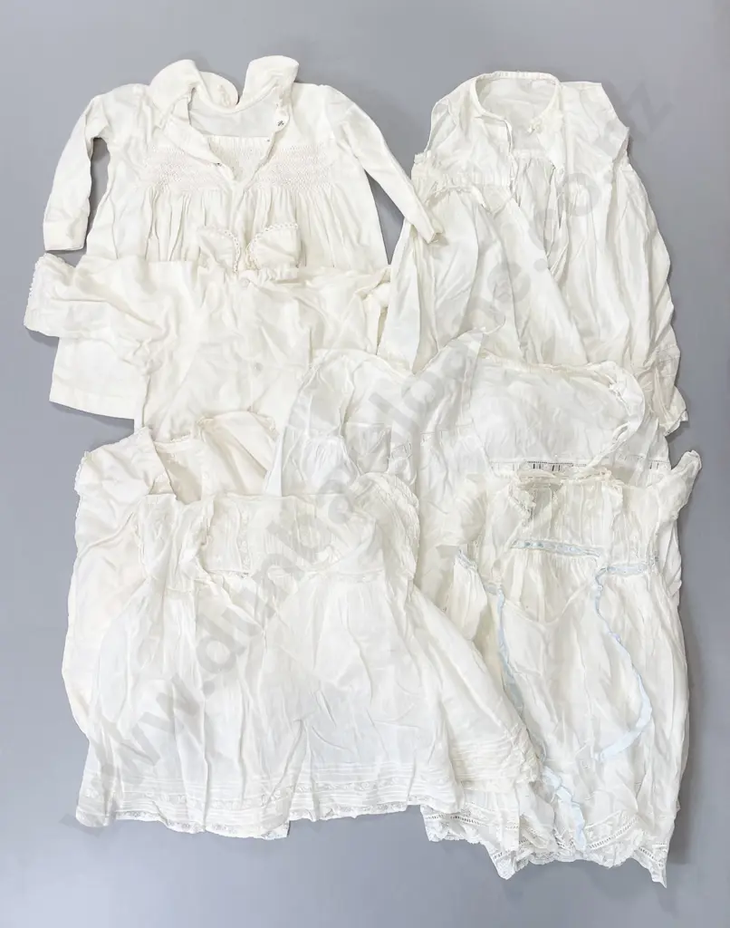Edwardian Cotton and Broderie Anglaise Christening Gown Image 1++