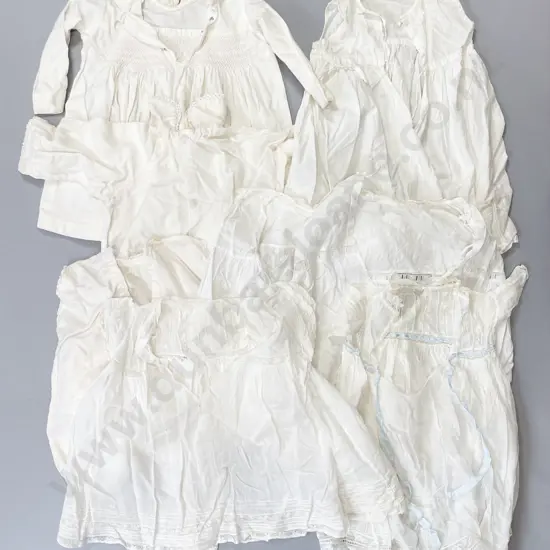 Edwardian Cotton and Broderie Anglaise Christening Gown