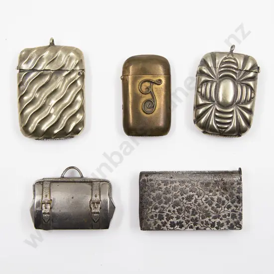 Five Metal Vesta Cases