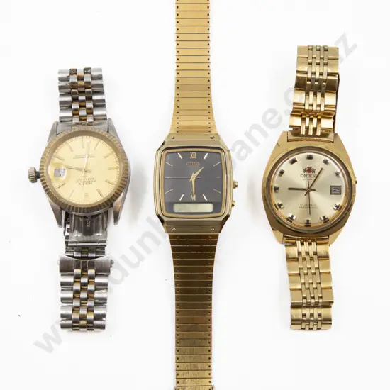 Three Gents Dress Wrist Watches