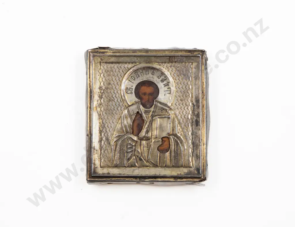 Mid/Late C19th Russian Miniature Icon Image 1++