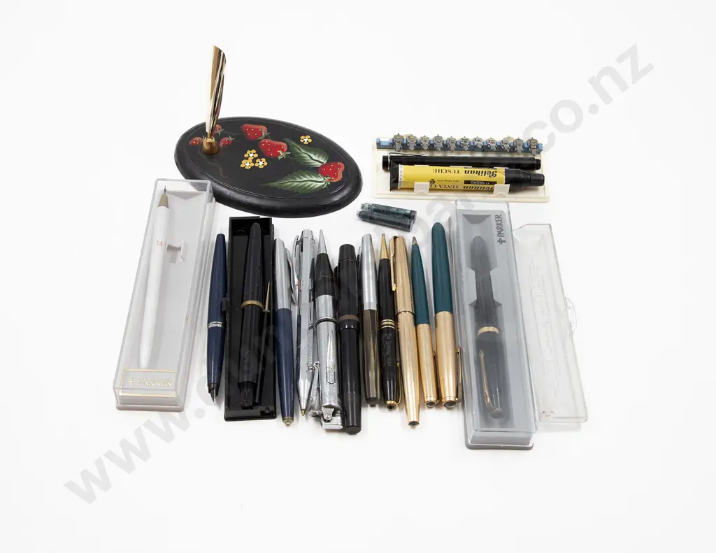 Collection Various Fountain Pens and Pencils Image 1++