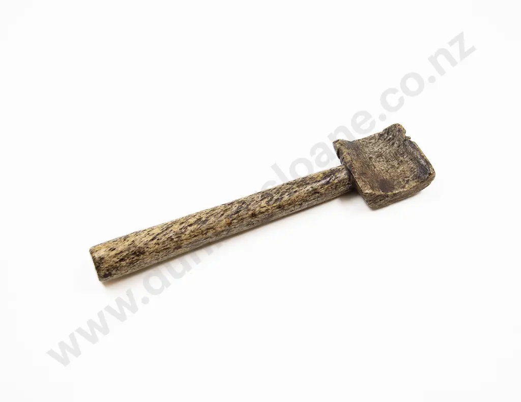 C19th Whale Bone Serving Mallet - A Rigger's Tool Image 1++