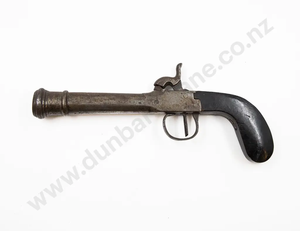 Early C19th Belgian Cannon Muzzle Percussion Pistol Image 1++