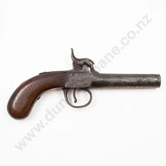 Late 18th/19th (Belgian) Percussion Pocket Pistol