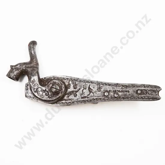 Antique Steel Flintlock Fitting Only