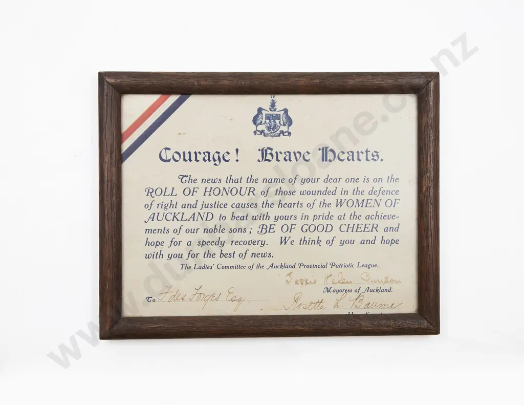 Royal Life Boat Institution Presentation Certificate Image 1++