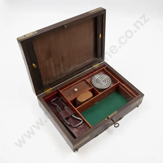 Early C19th Rosewood Travel Box