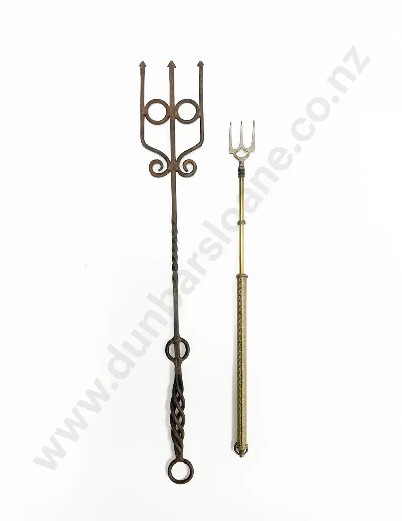 Fancy Fire-pit Toasting Fork & Brass Toasting Fork Image 1++