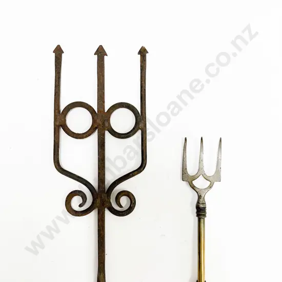 Fancy Fire-pit Toasting Fork & Brass Toasting Fork
