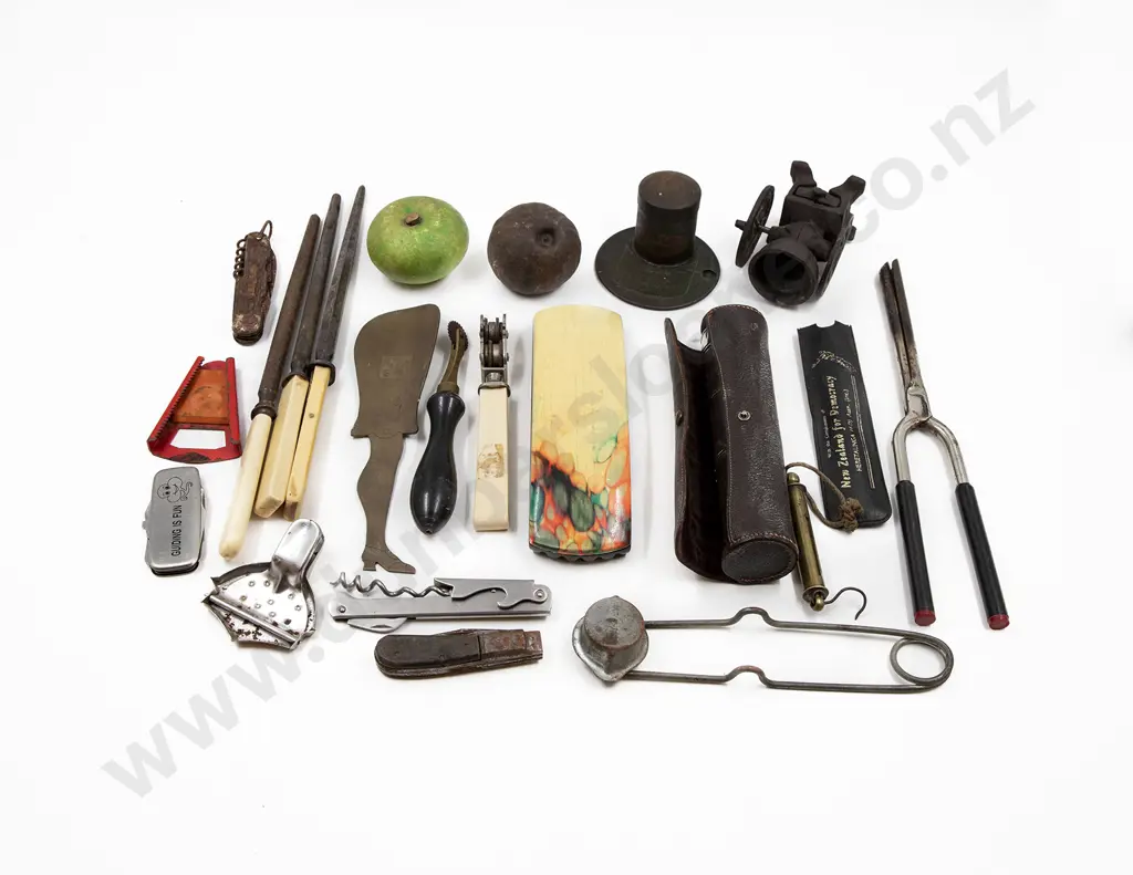 Collection of Vintage Kitchen and Other Implements Image 1++