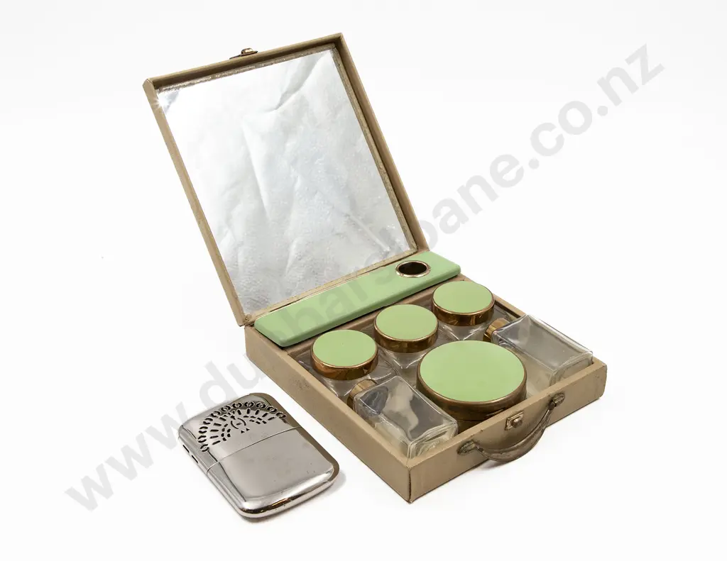 Art Deco Vanity Case and Handwarmer Image 1++