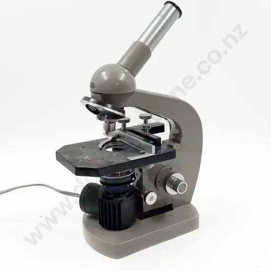 Olympus Tokyo Microscope with Box of Lenses & Microscope Equipment