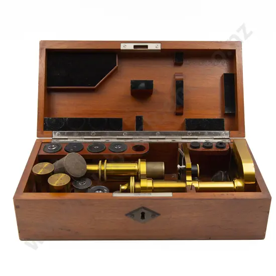 Late C19th/Early C20th All Brass Microscope