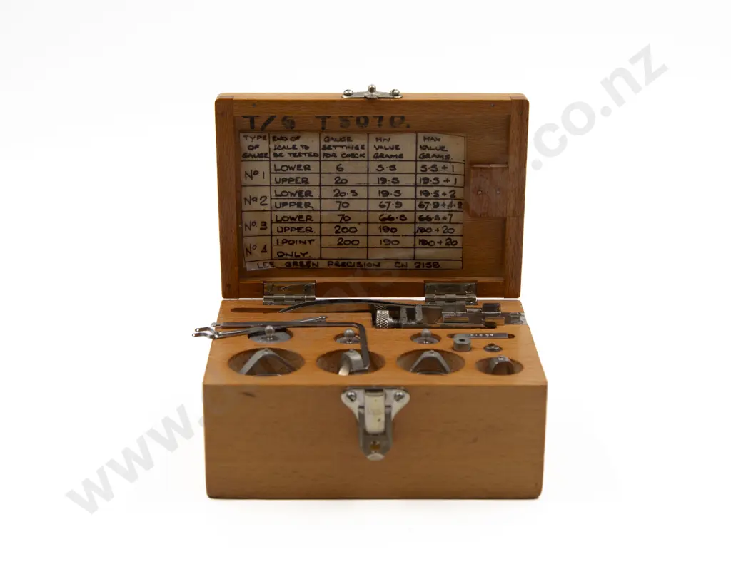 Boxed Set Lee Green Precision Weights Image 1++