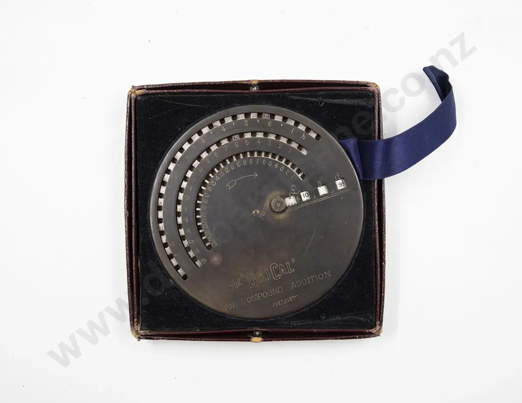 Original Boxed The Brical Money Calculating Machine Image 1++