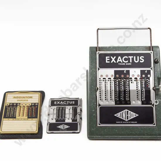 Exactus England Calculator and Two Pocket Calculators