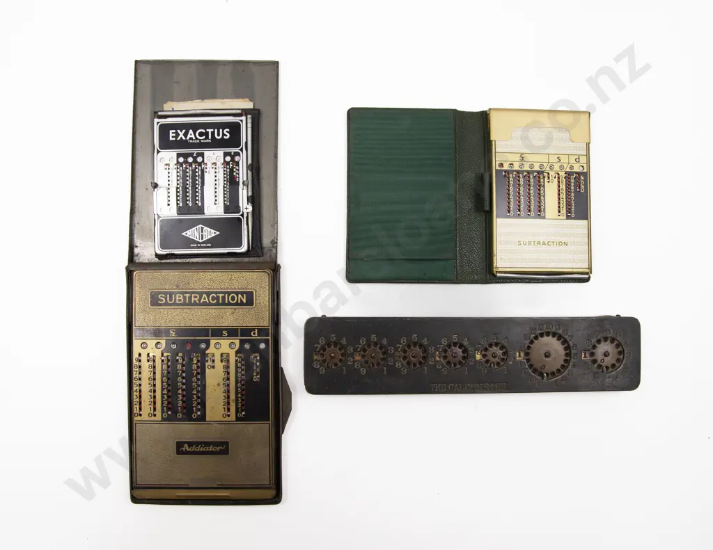 The Calculator & Three Pocket Calculators Image 1++