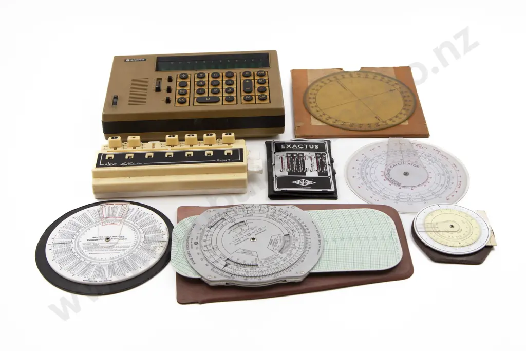 Sanyo Battery Operated Adding Machine with Various Calculators Image 1++