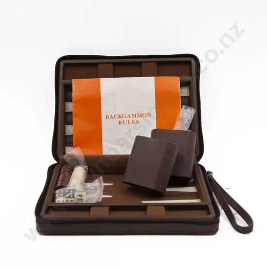 Modern Travel Backgammon Set