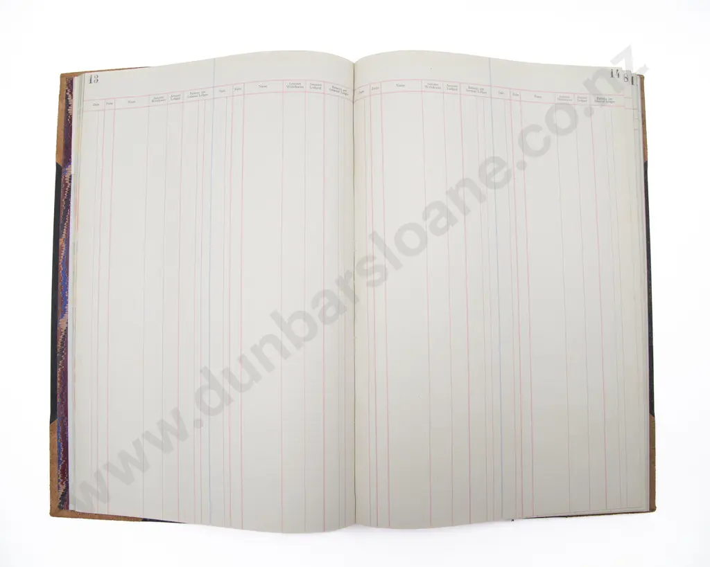 Unused Debenture Ledger Image 1++