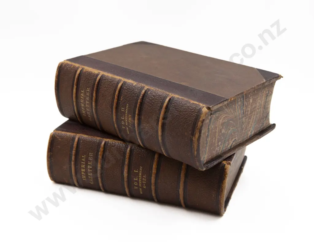 Two Volumes Imperial Gazetteer C1871 Image 1++