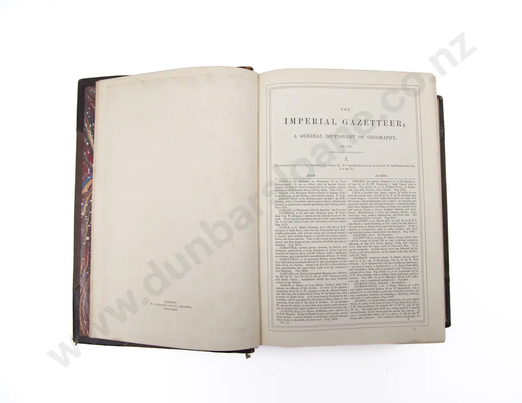 Two Volumes Imperial Gazetteer C1871 Image 1++