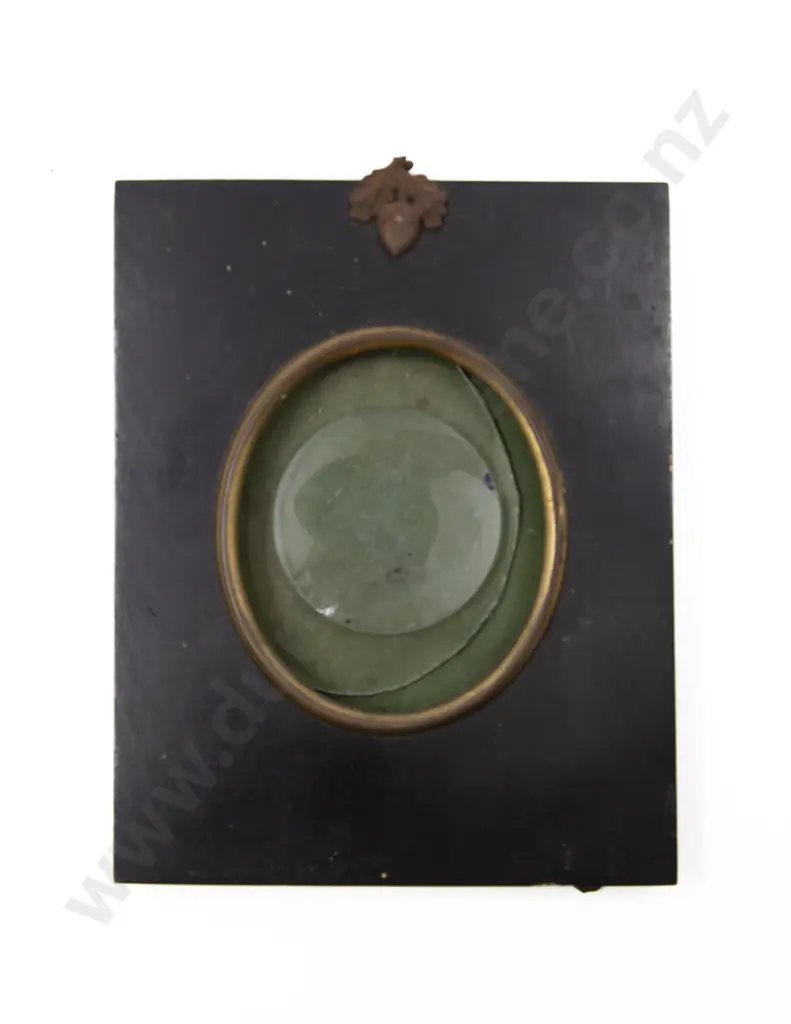 C19th Ebonized Portrait Frame Image 1++