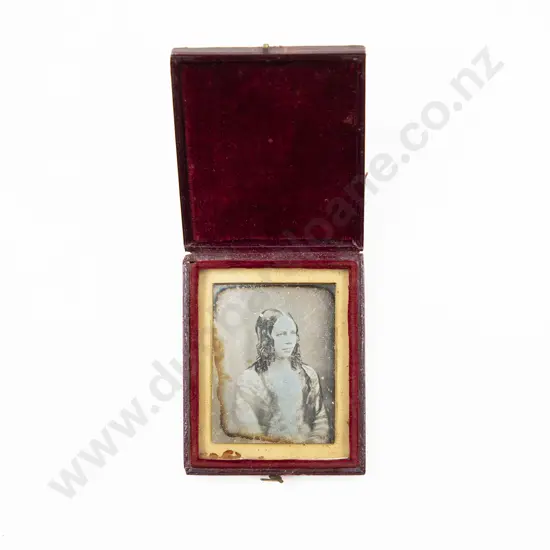 Victorian Cased Daguerreotype Portrait of a Young Lady