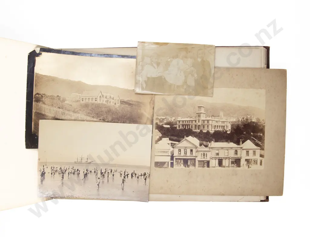 Victorian Scenic World and New Zealand Photograph Album Image 1++
