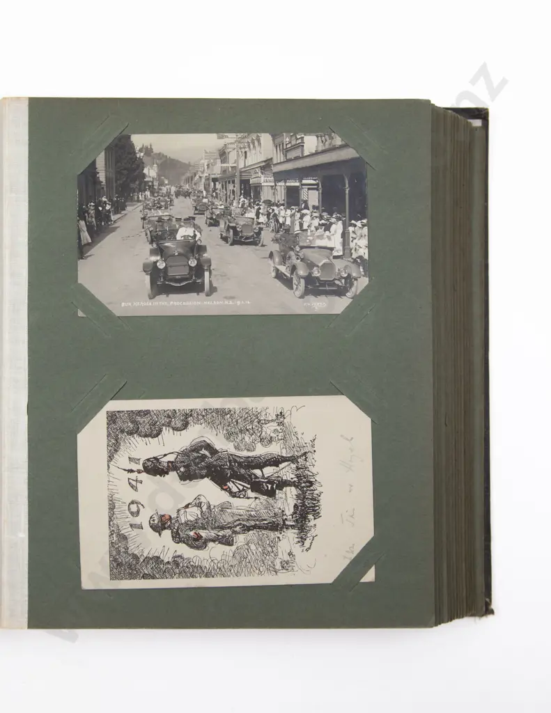 Late C19th/20th Postcard Album mainly Military Image 1++