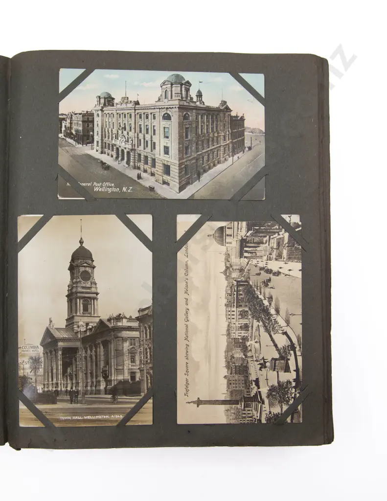 Late C19th/20th Postcard Album mainly New Zealand and World Image 1++