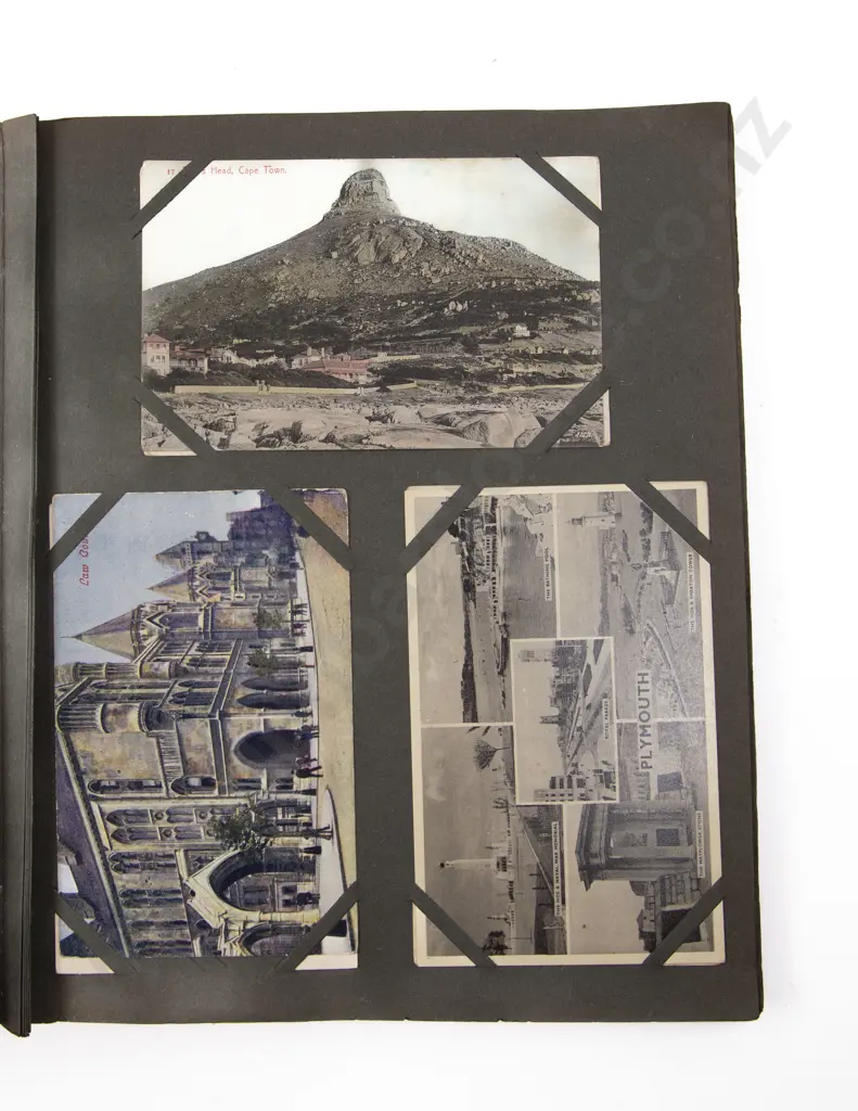 Late C19th/20th Postcard Album mainly New Zealand and World Image 1++