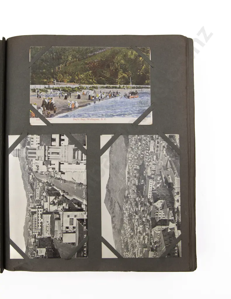 Late C19th/20th Postcard Album mainly New Zealand and World Image 1++