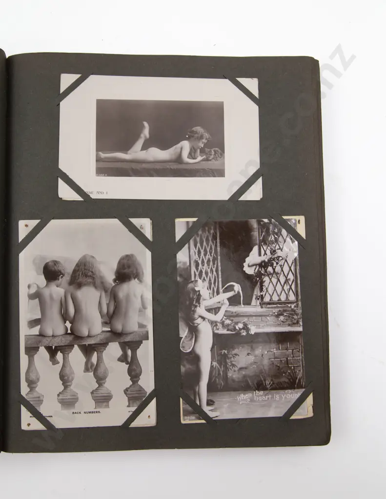 Late C19th/20th Postcard Album mainly New Zealand and World Image 1++