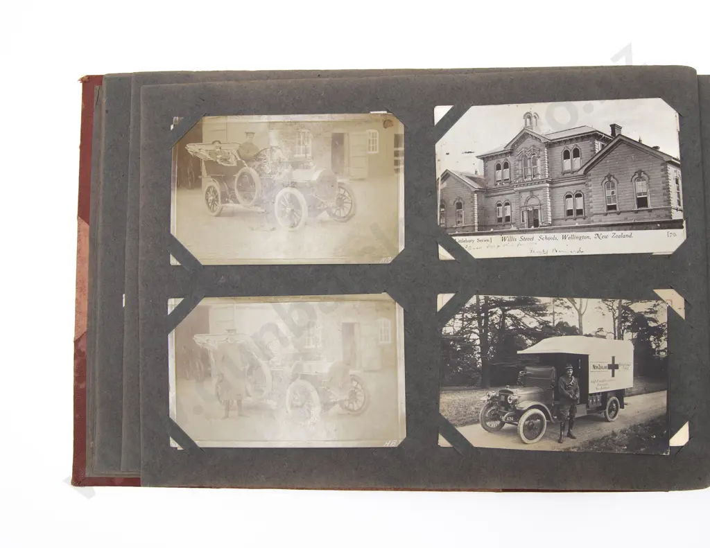 Late C19th/20th Postcard Album mainly New Zealand and World with Military Image 1++